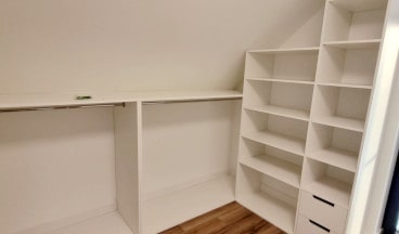 garderoba ze skosem na wymiar
