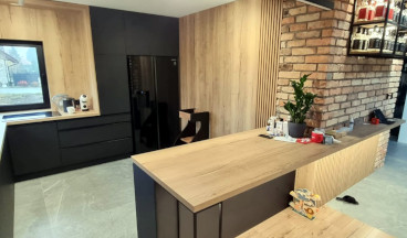 zabudowa kuchenna w stylu loft